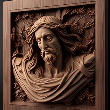 3D model st jesus (STL)